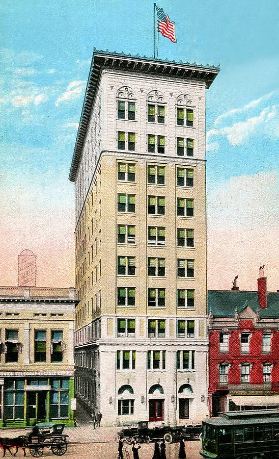 Vintage view from the southwest