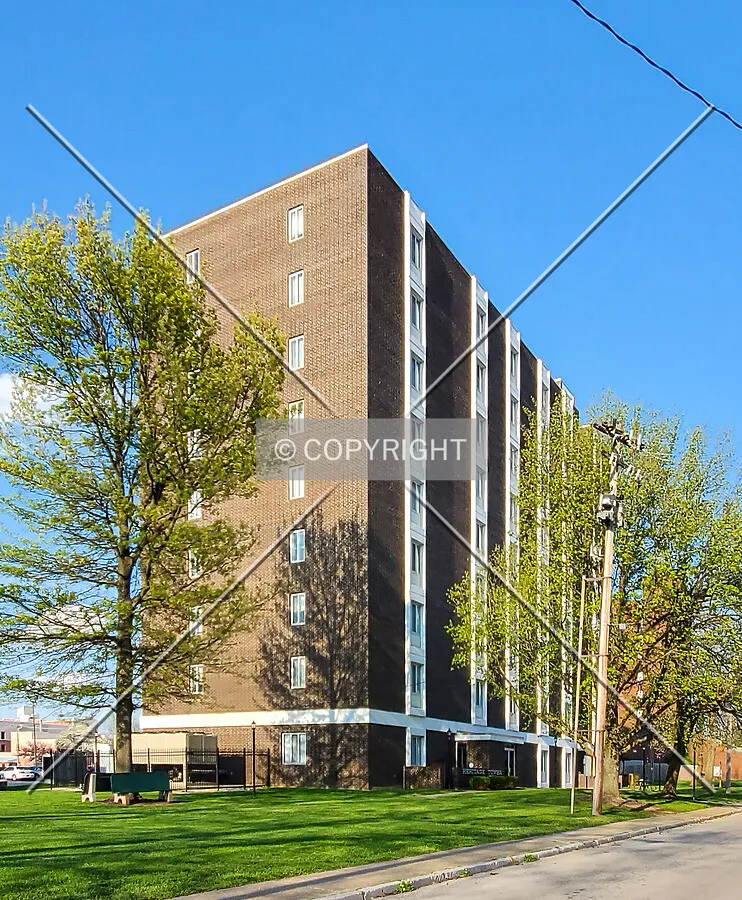 Northwest view; April 15, 2020