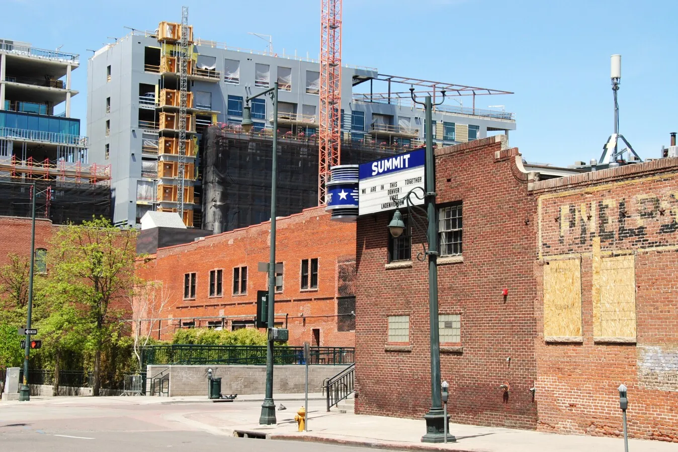 Distant view from the southeast