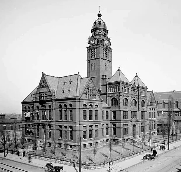 Vintage view from the south
