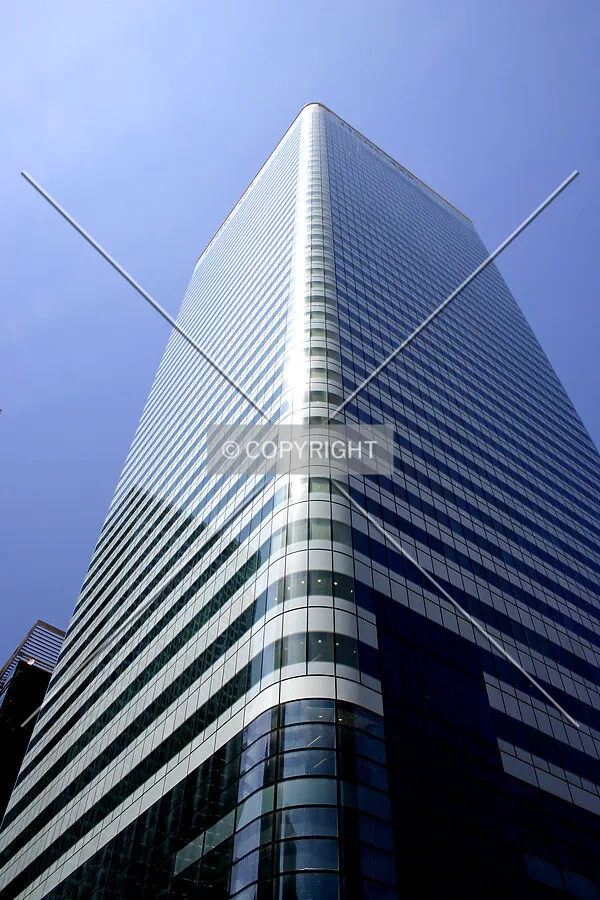 Looking up at the southeast corner