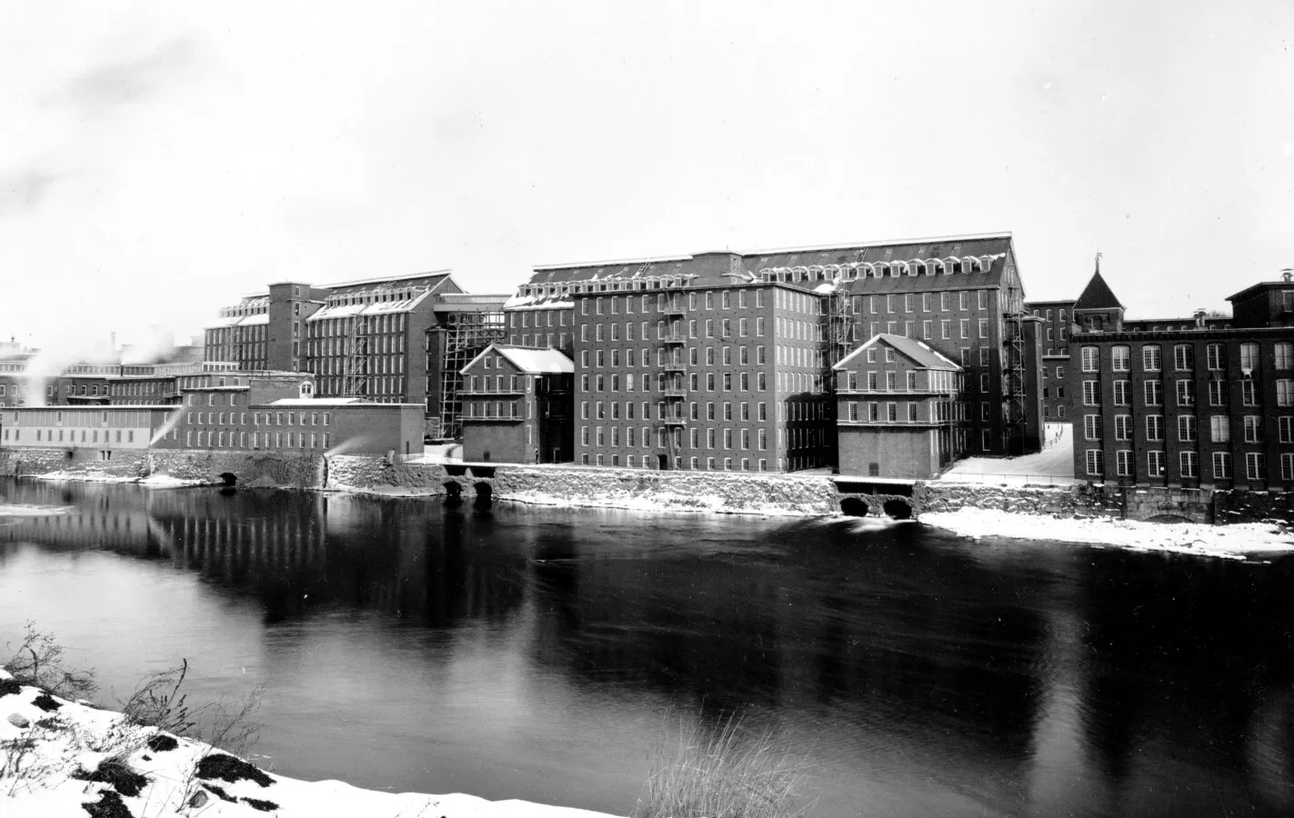 Vintage view from the southwest showing conditions before early 20th-century alterations