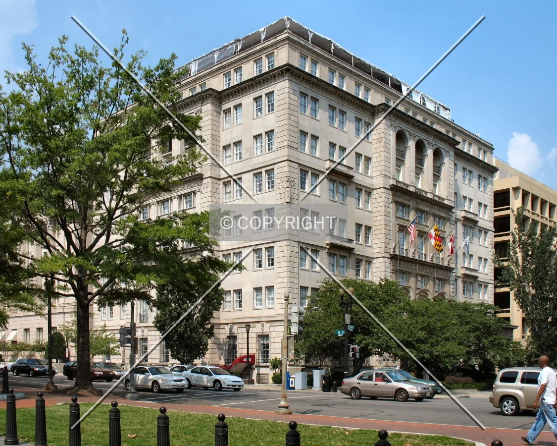 Southeast corner from Lafayette Square