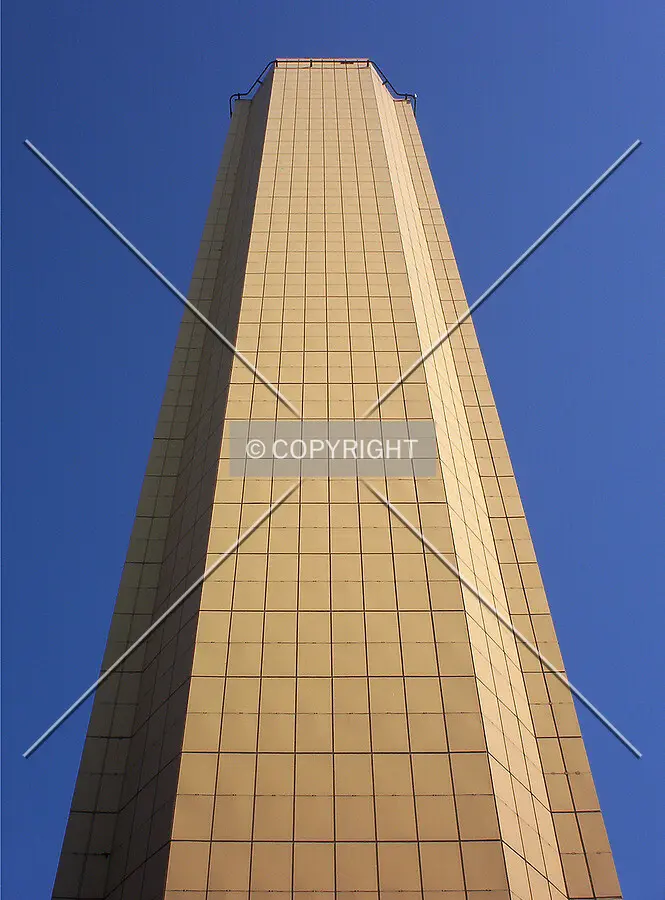 Looking up the south side