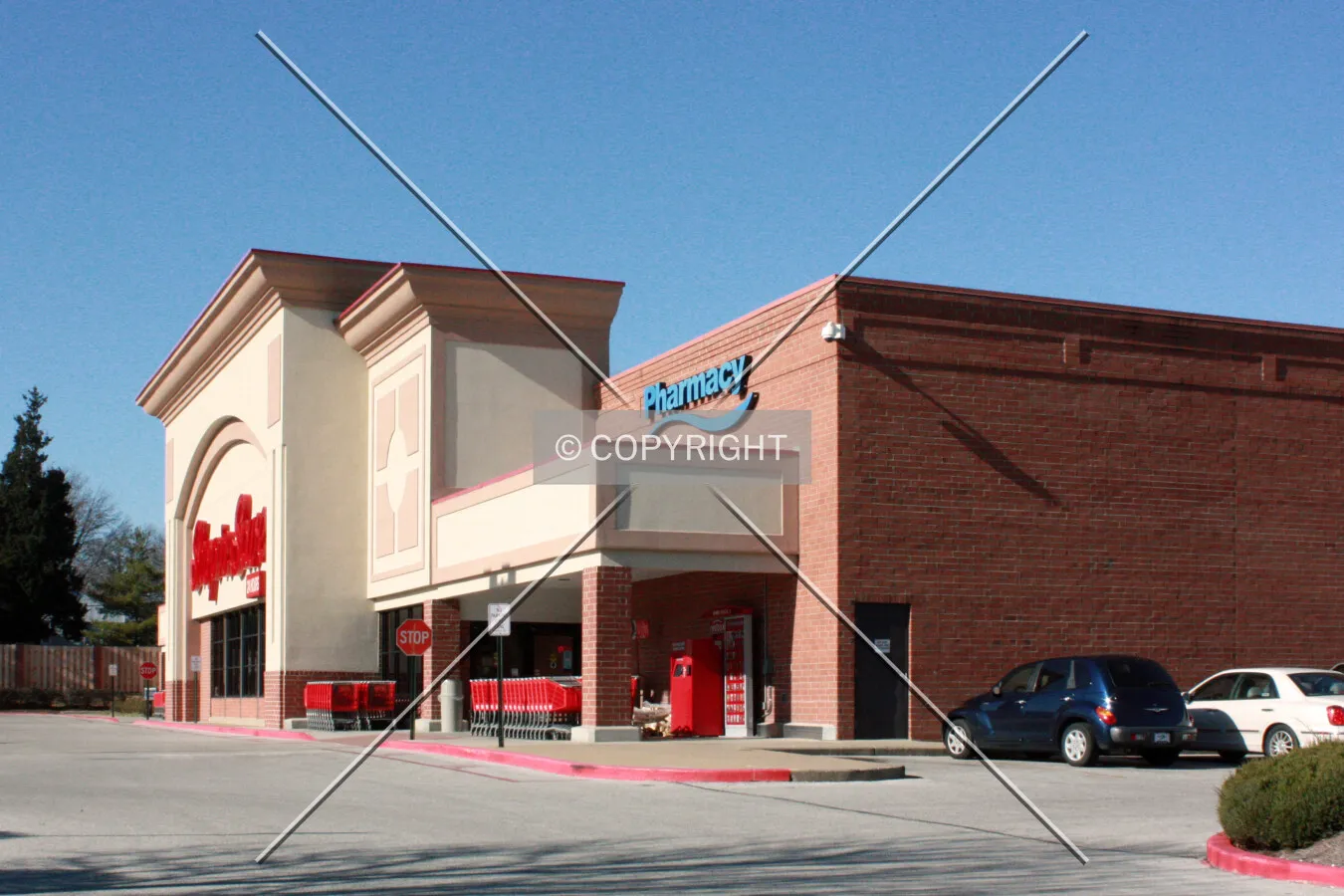 View from the southeast