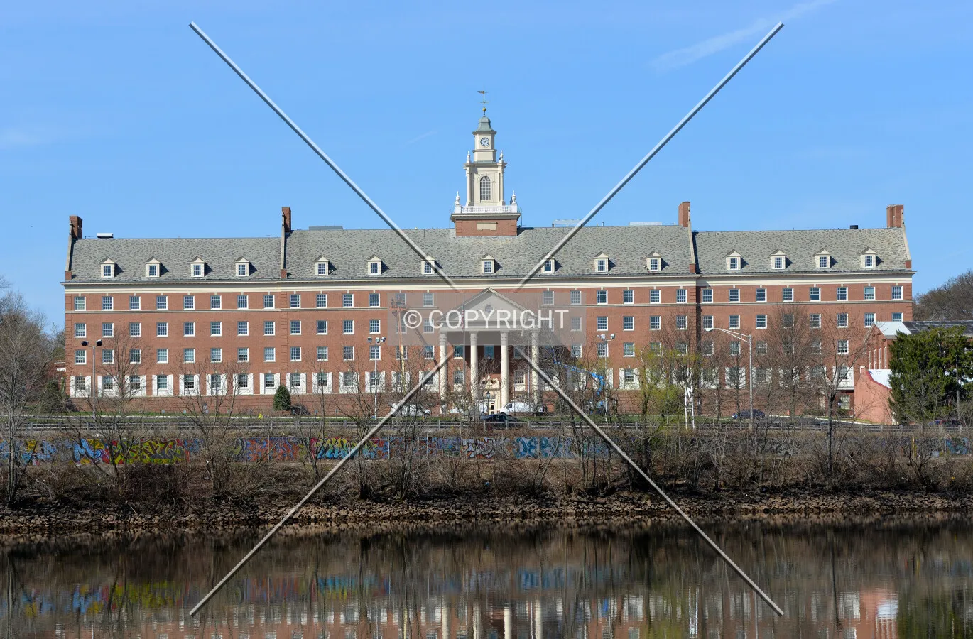 View from the northeast