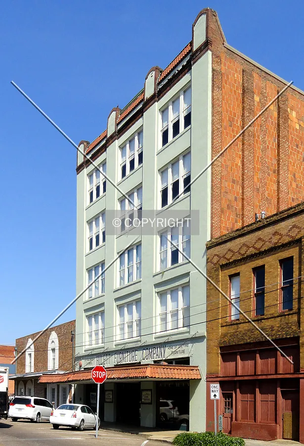 From across 2nd Street to the west