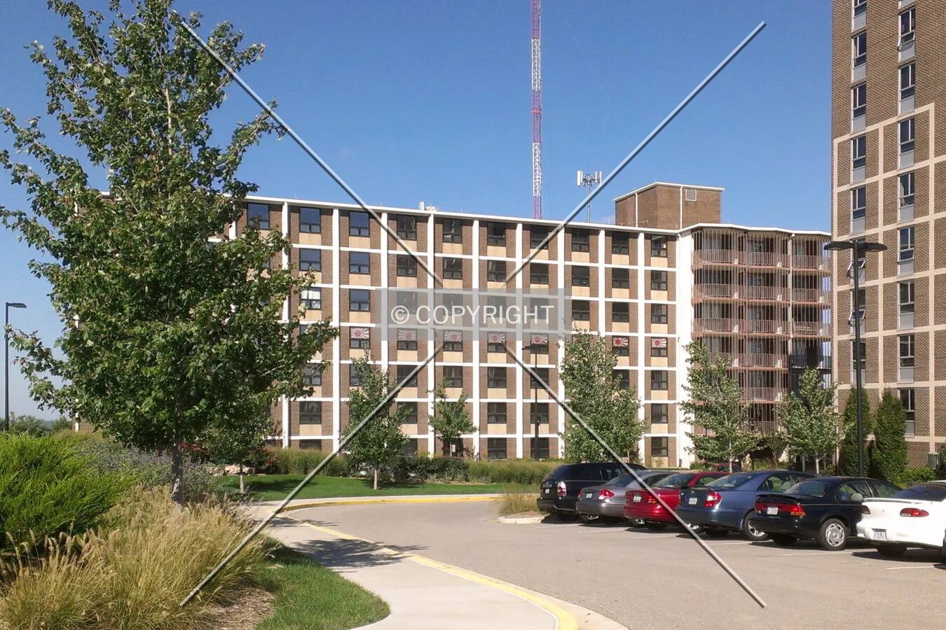 View from the southwest