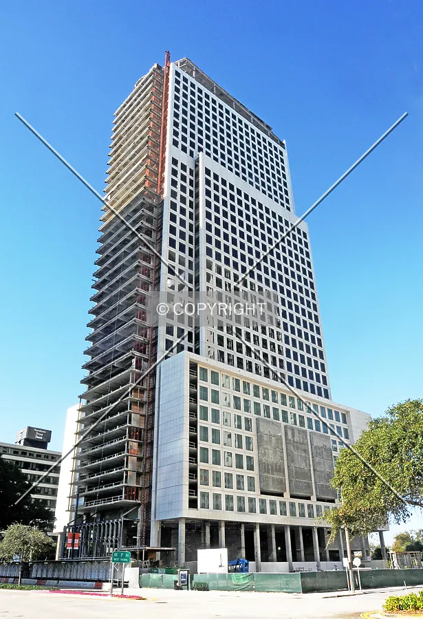 View from the northeast across Brickell Avenue