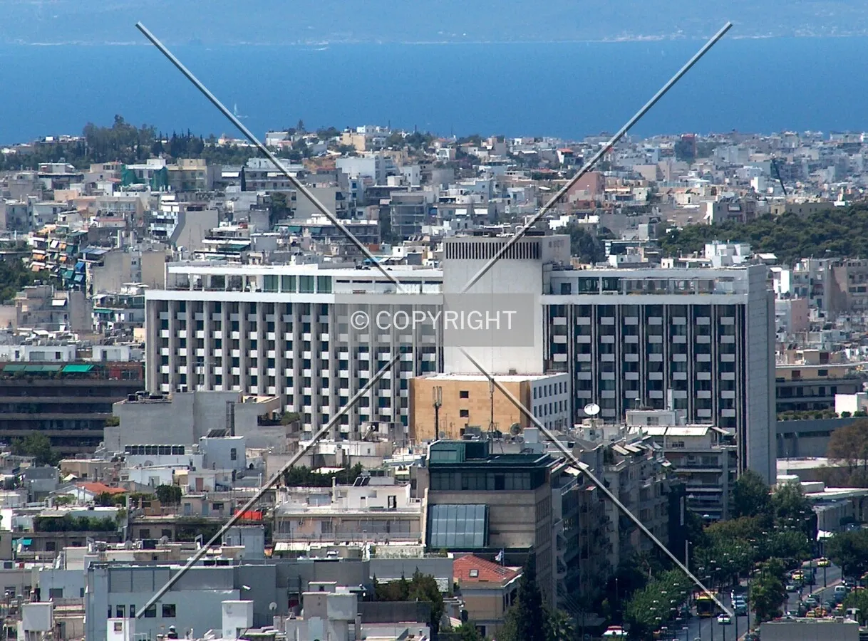Distant view from the President Hotel (roof garden)