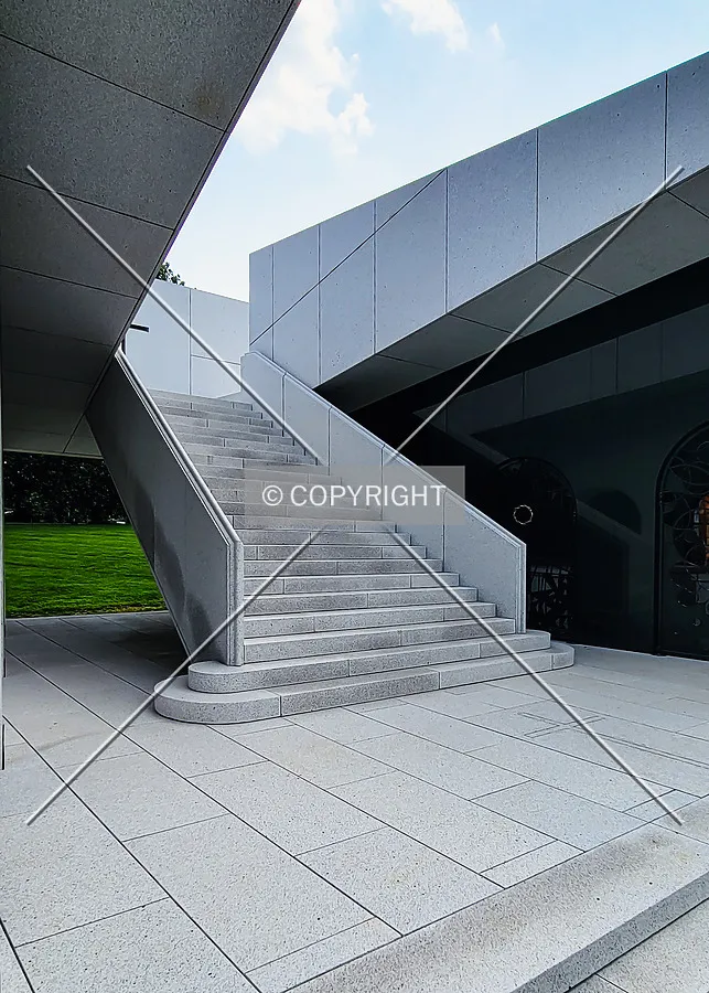 Interior staircase; August 1, 2021