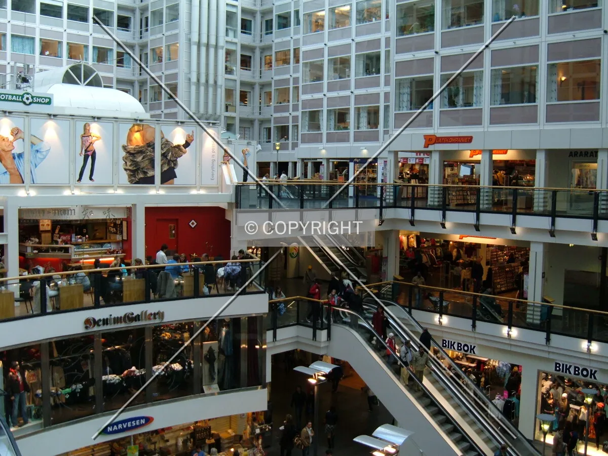 View from the fourth floor to the east
