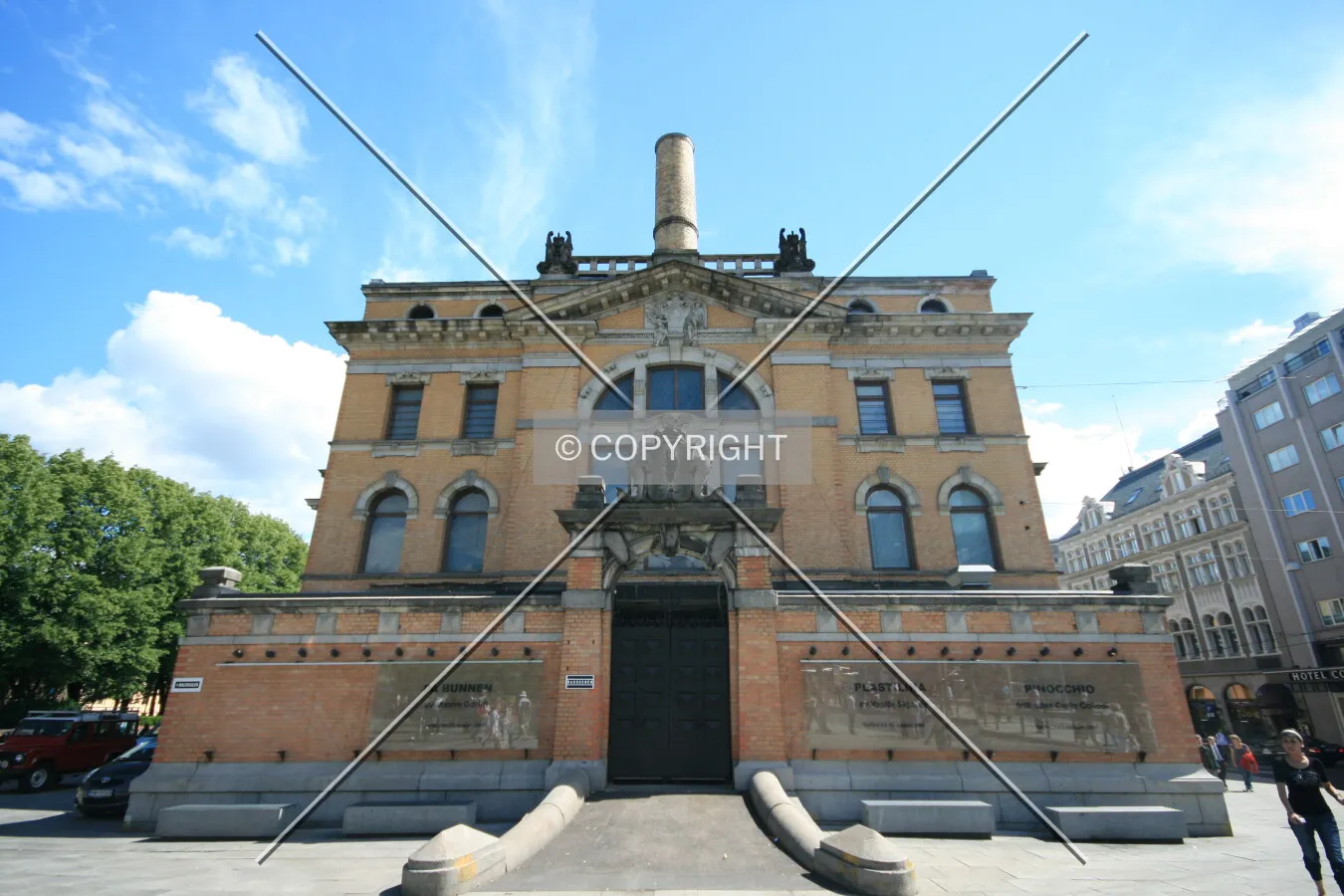 View of the northwest facade