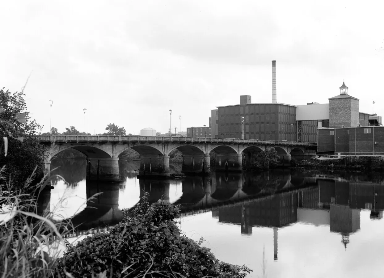 Vintage view from the southwest