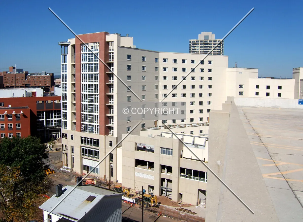 View from the southeast