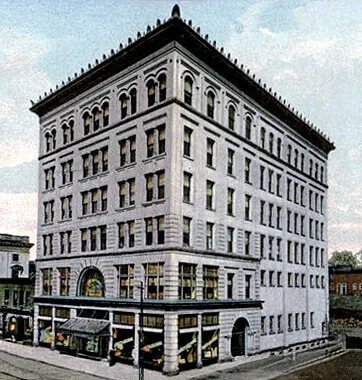 Vintage view from the southeast