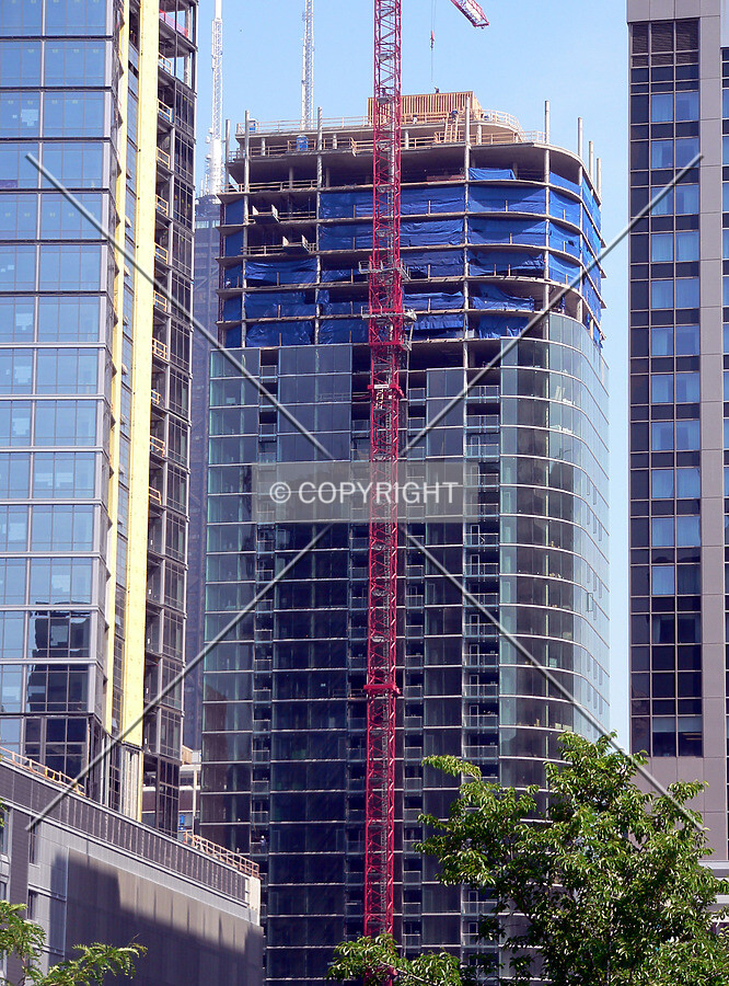 View to the north from upper east North Water Street