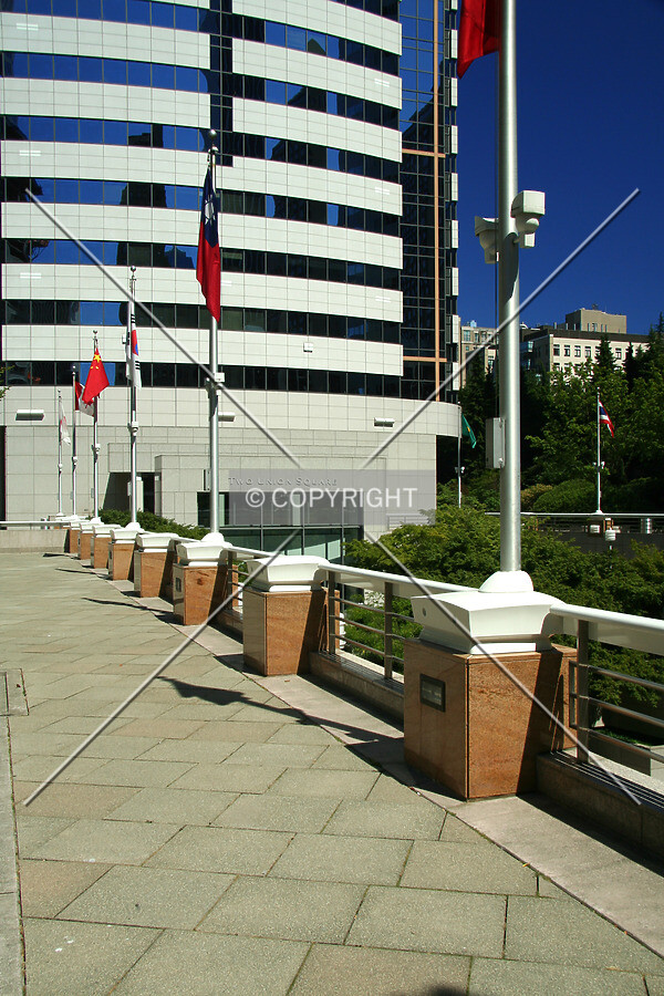 Walkway leading to the entrance
