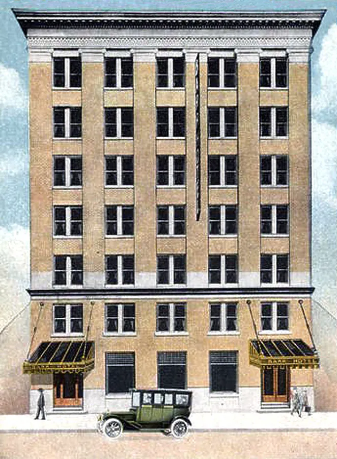Vintage view from the west