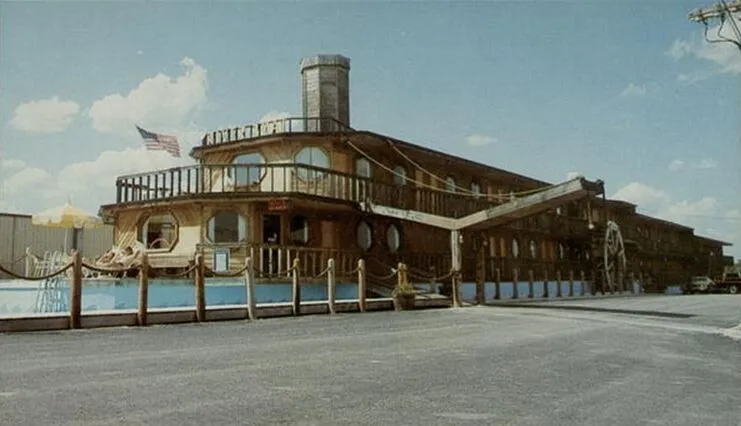 Vintage view from the southeast before the third floor was added