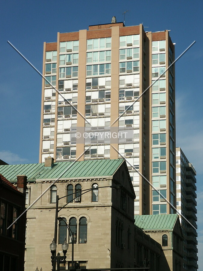 Back side from Bryn Mawr, looking east