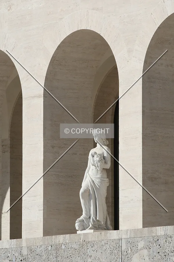 Statue at the base