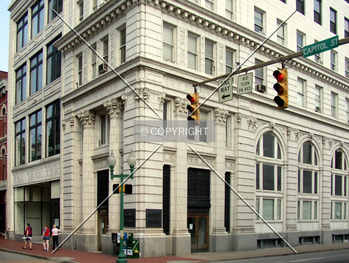 Base and main entrance off Capitol Street