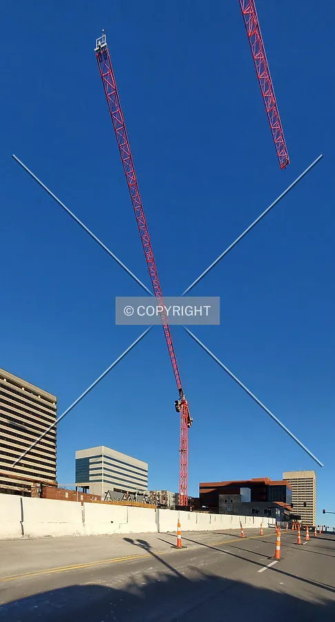 From the southwest during construction; November 28, 2020