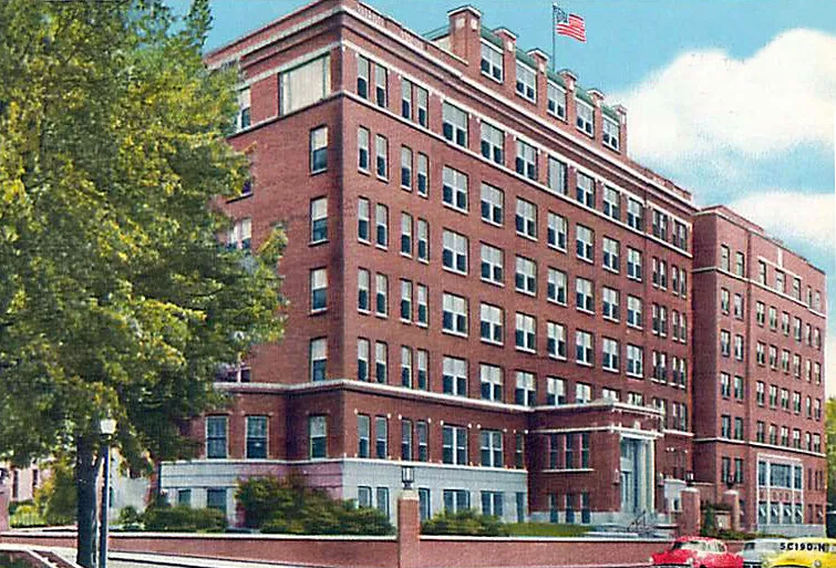 Vintage view from the northeast