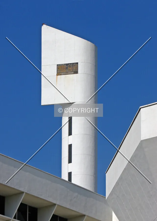View of the clock tower as seen from the east