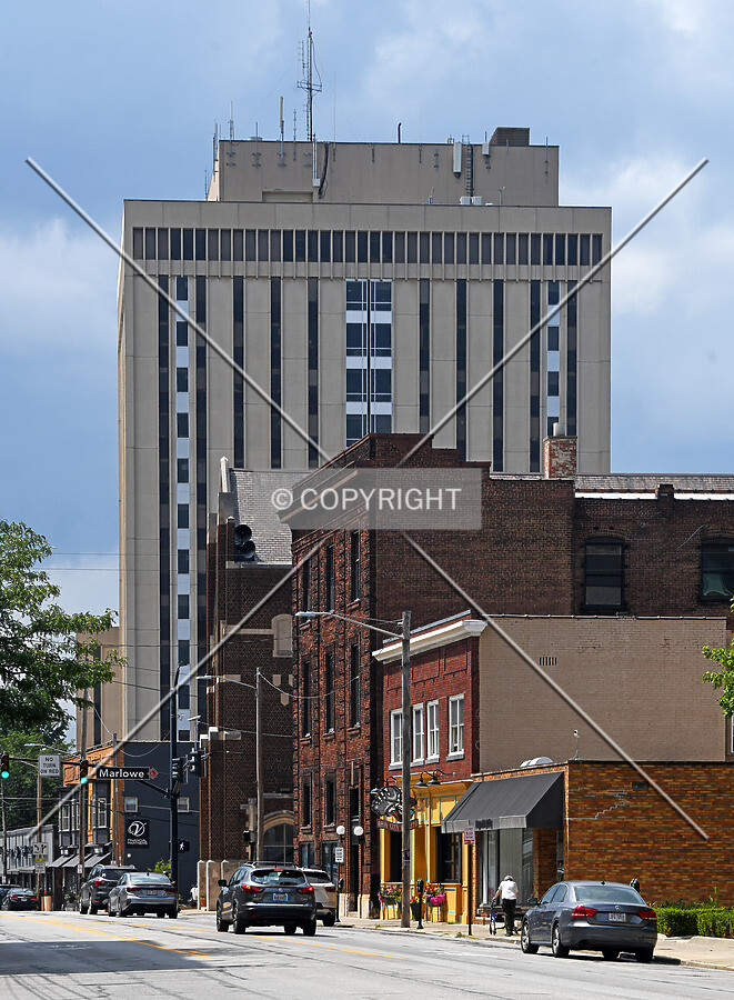 View from the east