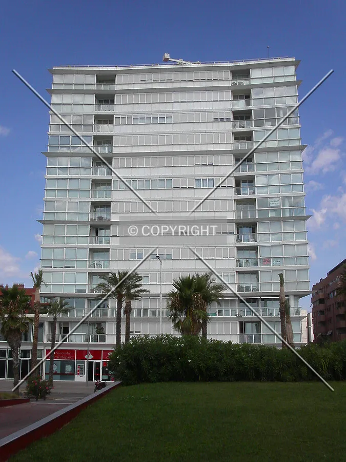 Front view from the promenade