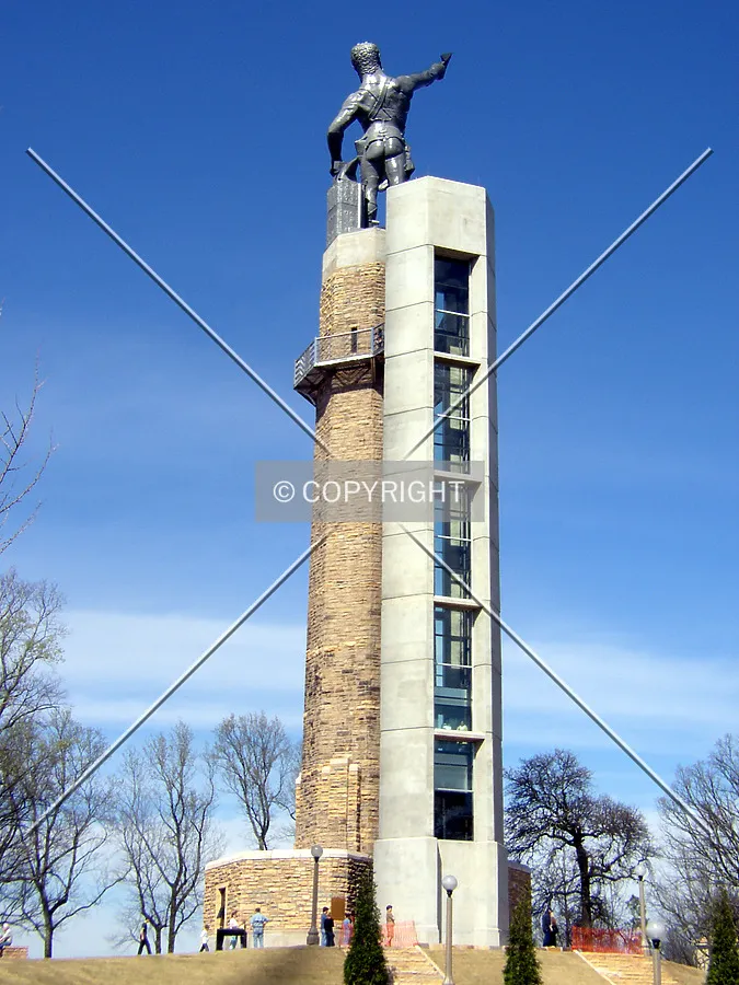 Looking northeast from Vulcan Park