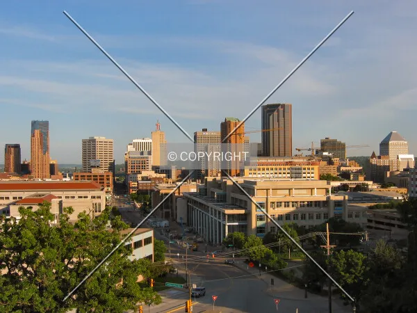 Skyline view from the Cass Gilbert Memorial Overlook