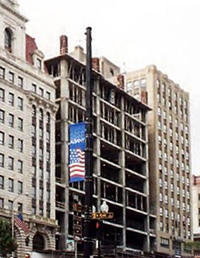 View from the east across State Street