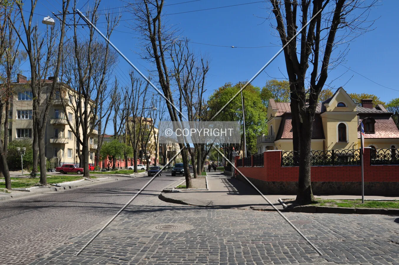 Looking along Levytskogo Street