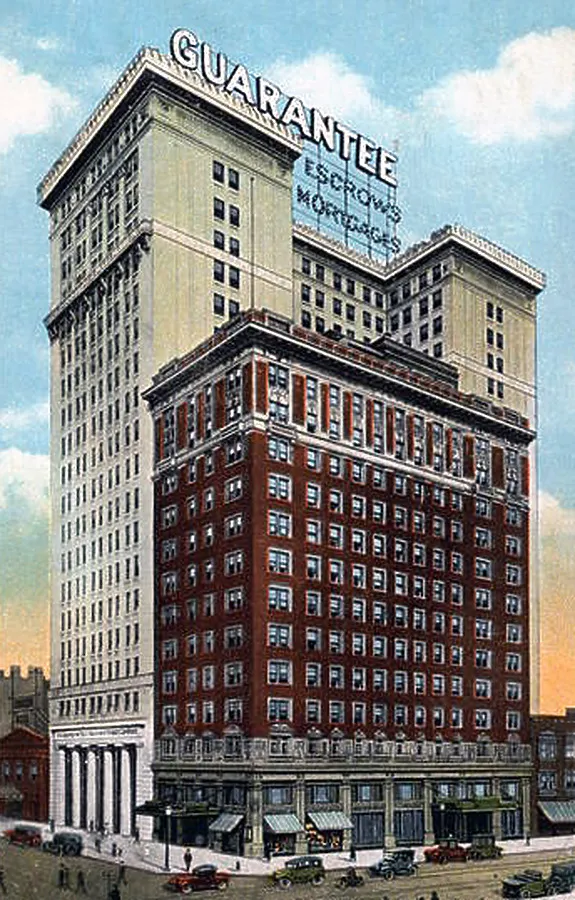 Vintage view from the southeast