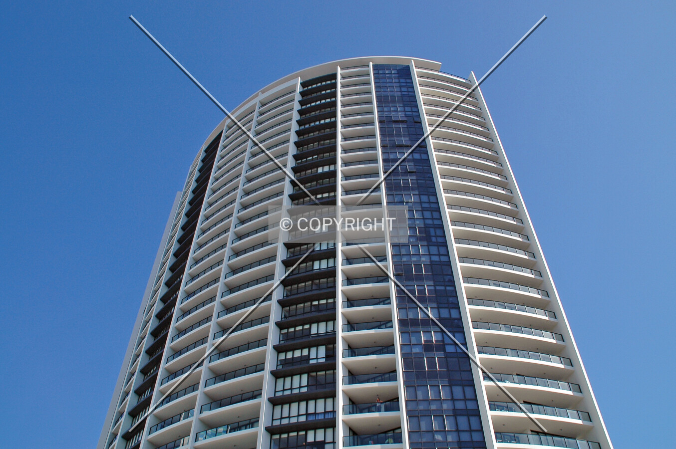 Looking up at the top levels