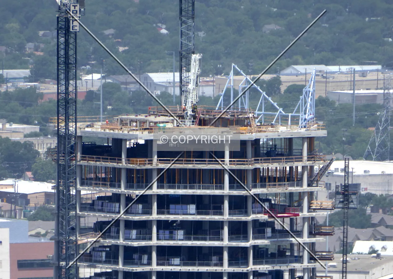 Upper floors from the southeast