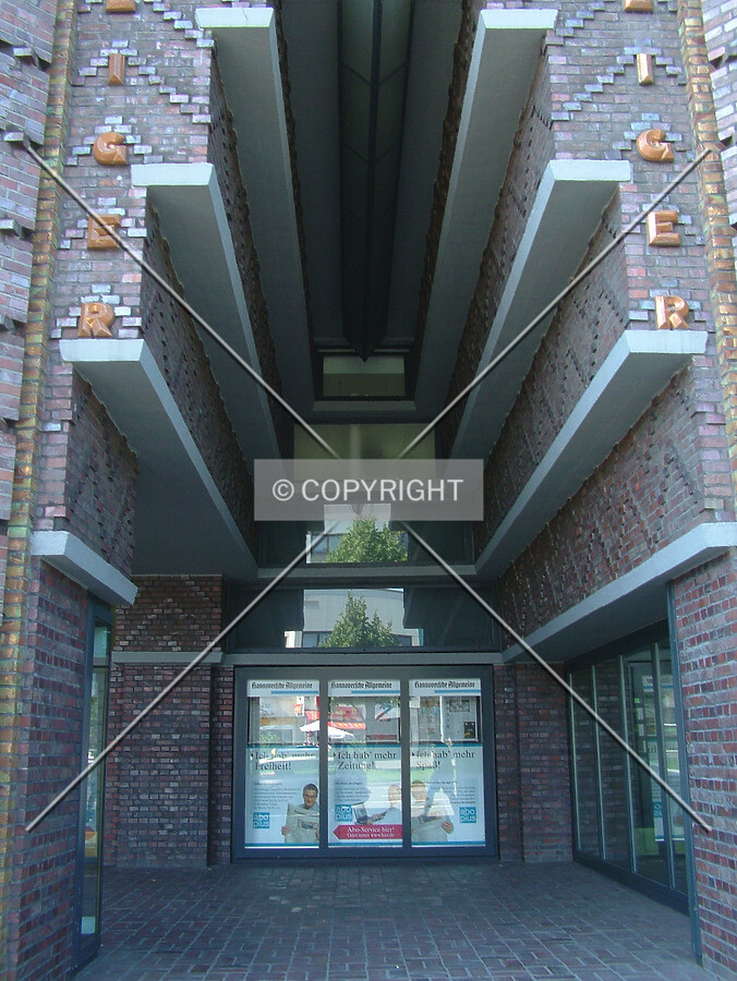 One of the laddered entrance corridors