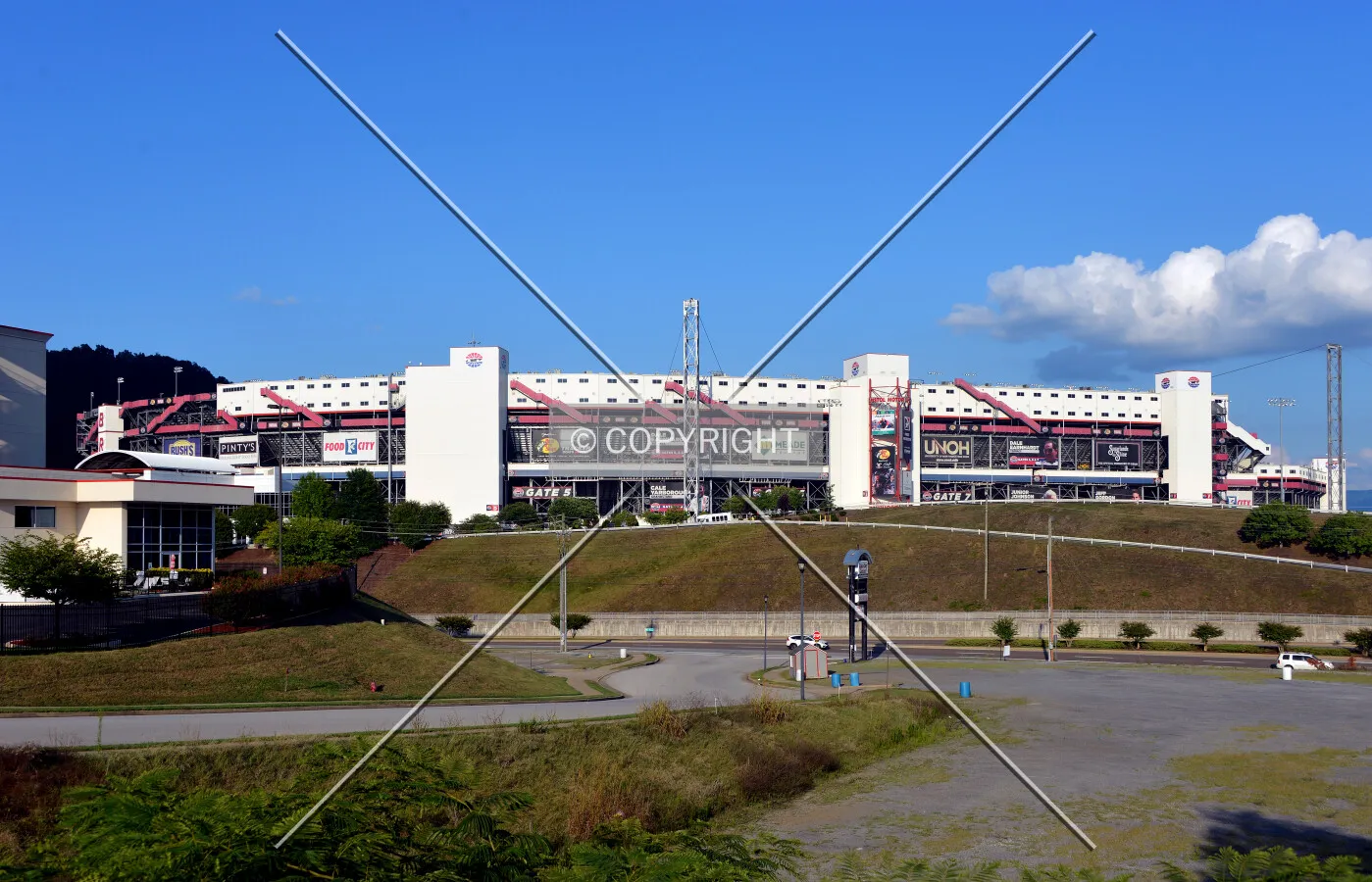 View from the southwest