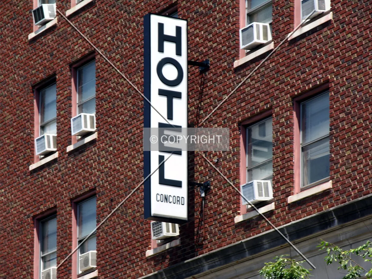 Signage on the western side