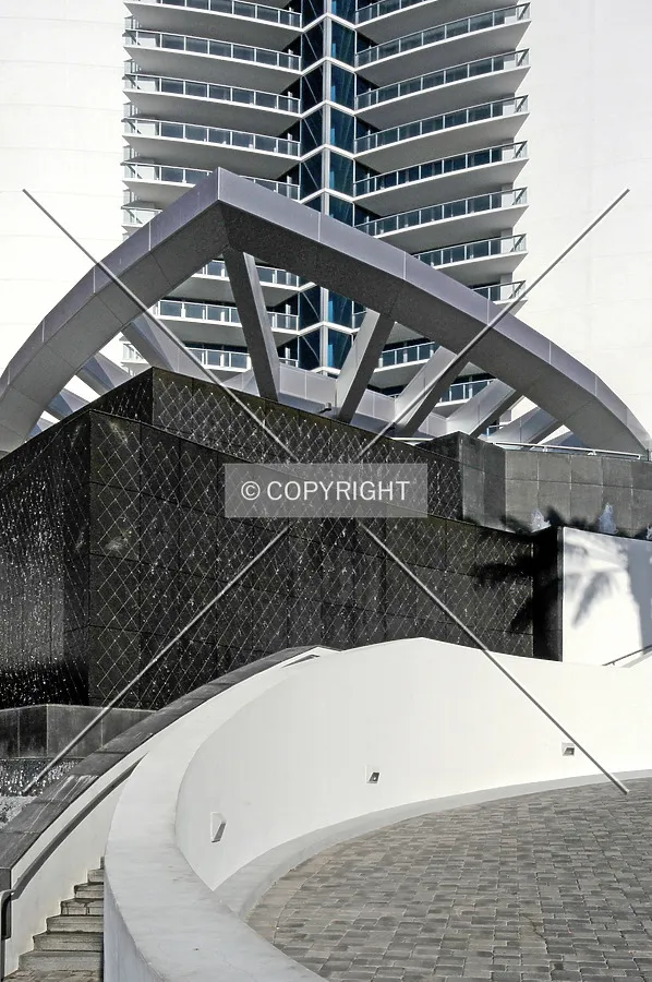 Facade detail facing Collins Avenue