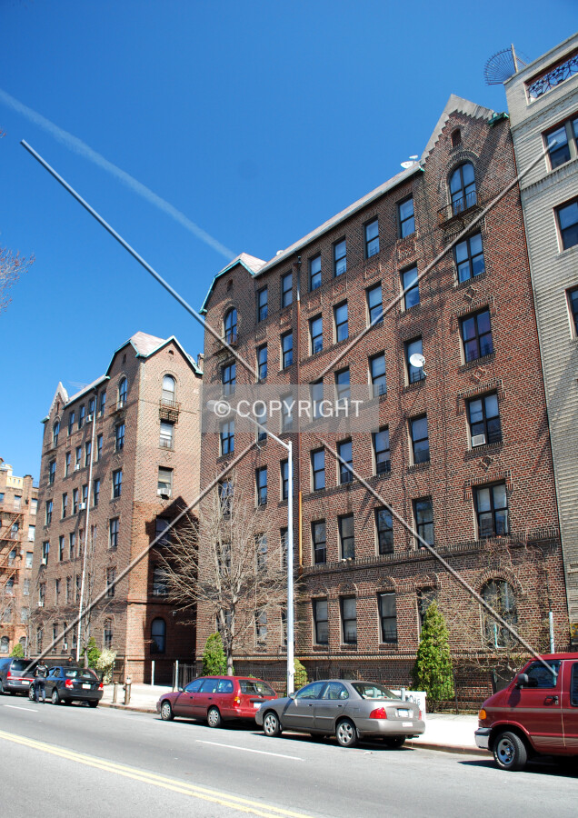 Viewed along Ocean Avenue