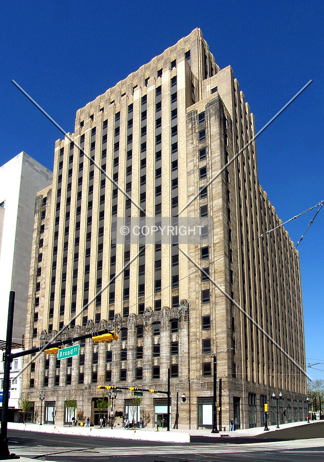 View from the southwest across Broad Street