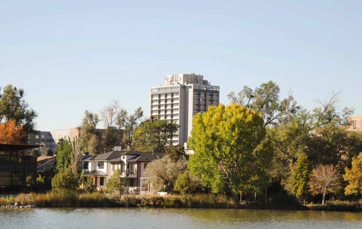 Distant view to the southwest