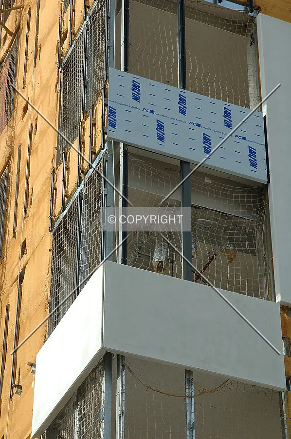 Aluminium and GRC pannels