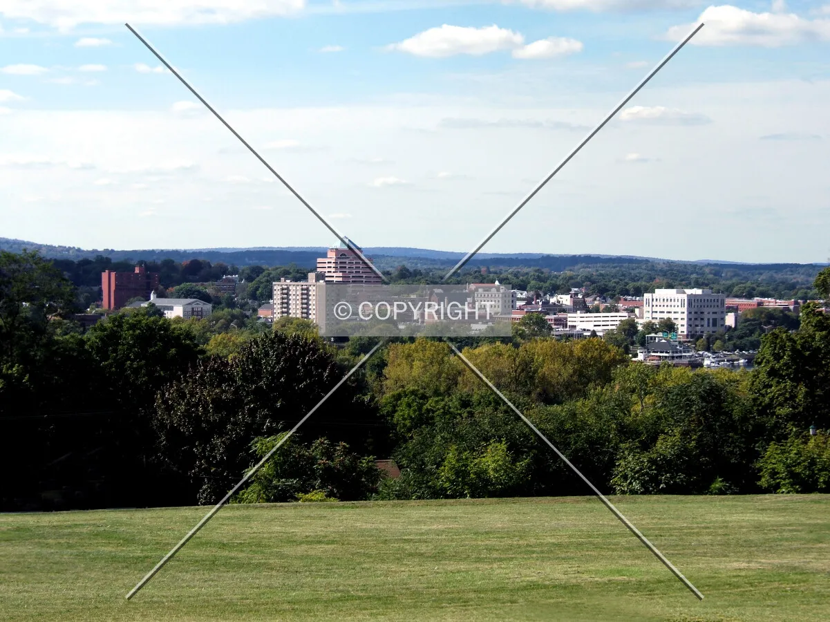 Downtown from the southeast