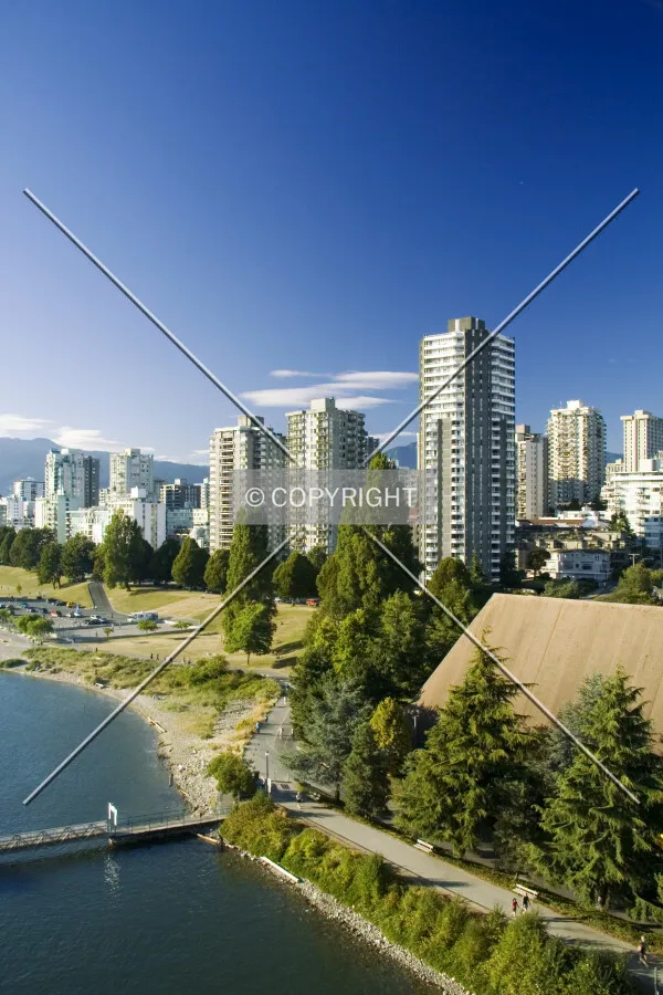 Skyscrapers along Beach Avenue
