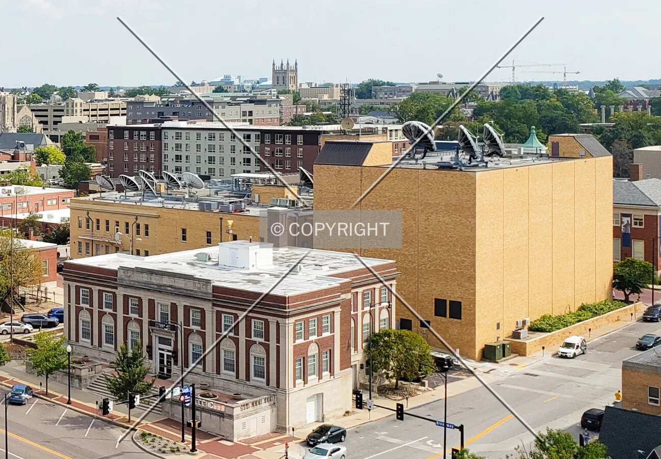 View from the northwest; September 17, 2019